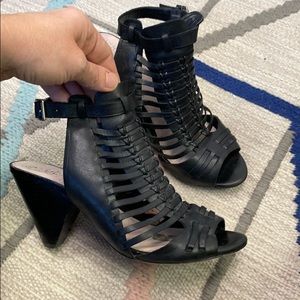 Vince Camino Black strappy heels